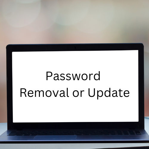 Password Removal or Update
